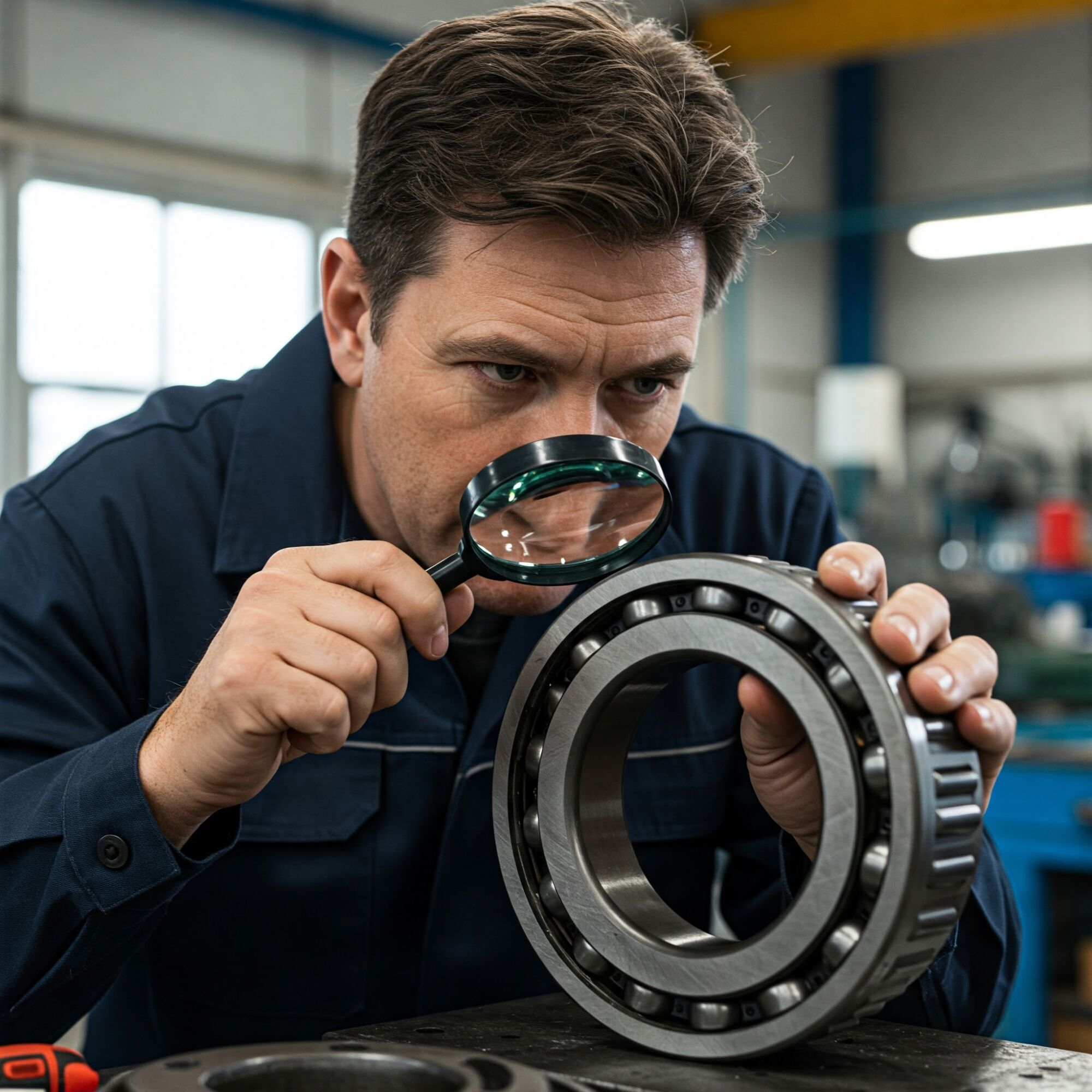 Foto técnico de rolamento